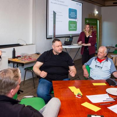 In den Projektgruppen wurden gemeinsam Visionen, Ziele und Maßnahmen erarbeitet