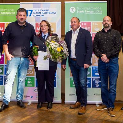 von links: Herr Brohm, Herr Radke, Frau Andres, Herr Dr. Gruber, Herr Witaszak und Herr Franke