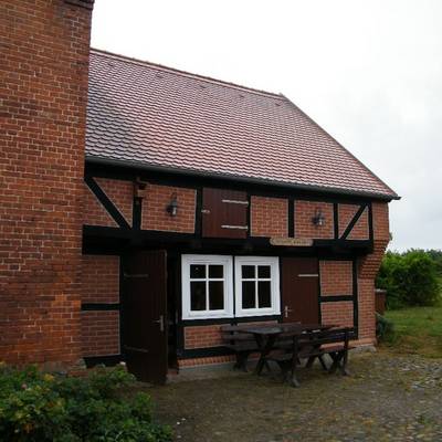 Außenaufnahme der Heimatstube des Dorfgemeinschaftshauses in Bellingen