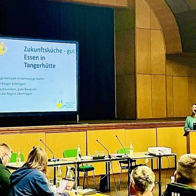 Präsentation zur Zukunftsküche im Kulturhaus